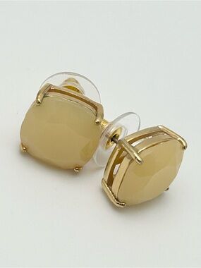 Kate Spade Cream/Light Yellow Gumdrop Earrings